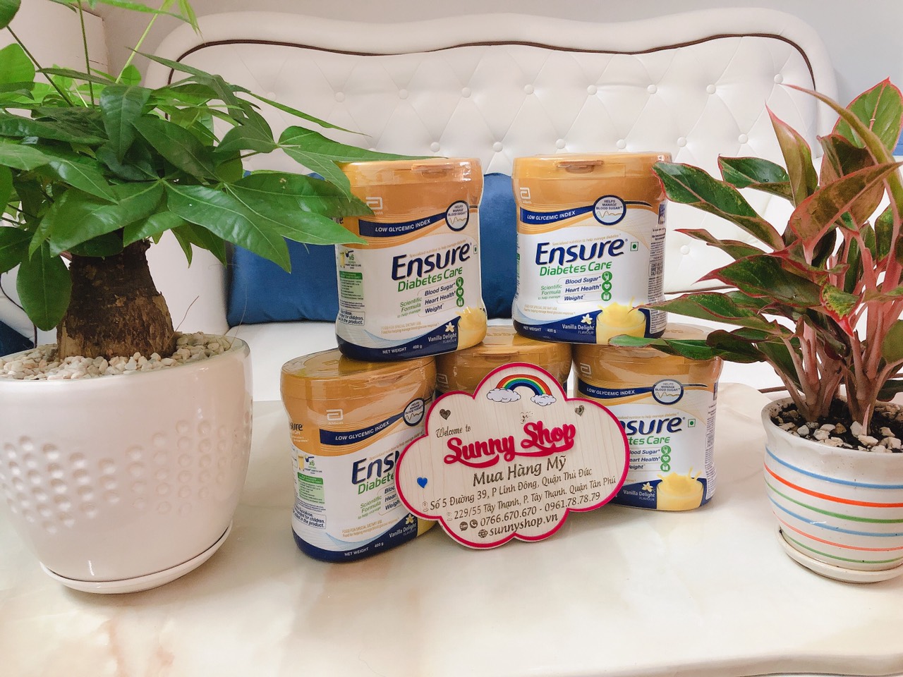 Sữa Ensure cho người tiểu đường vị Vanilla 400g-date mới về