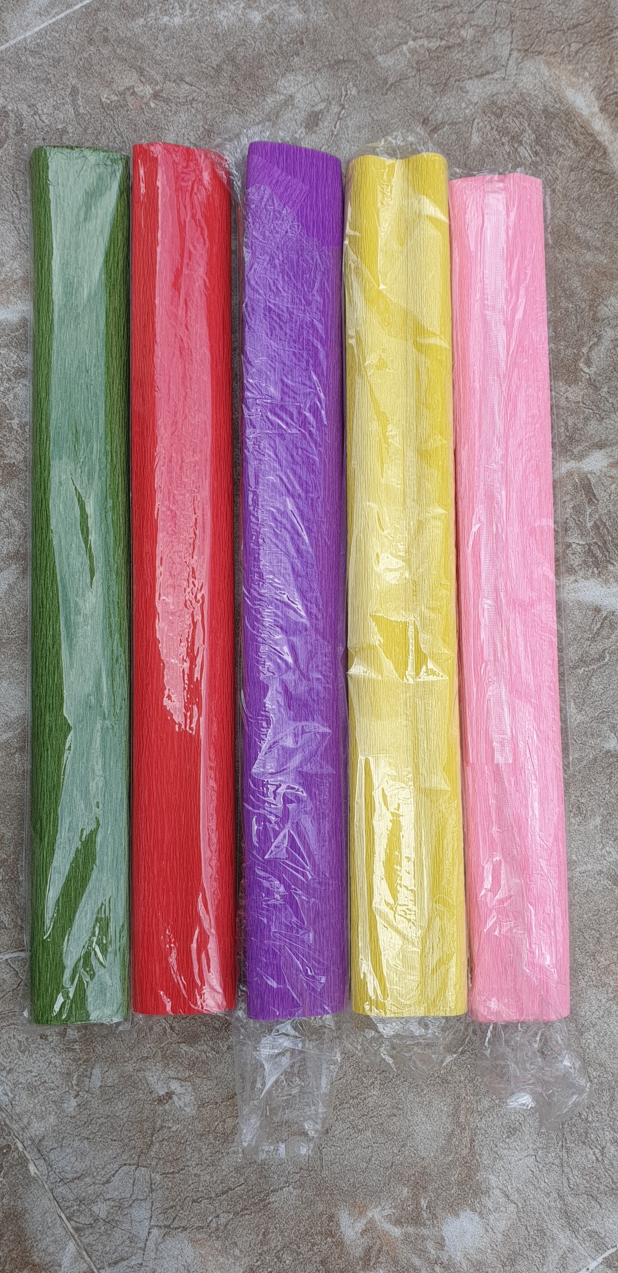 [HCM]5 cuộn giấy nhún đủ màu : 75k /1combo 5cuộn