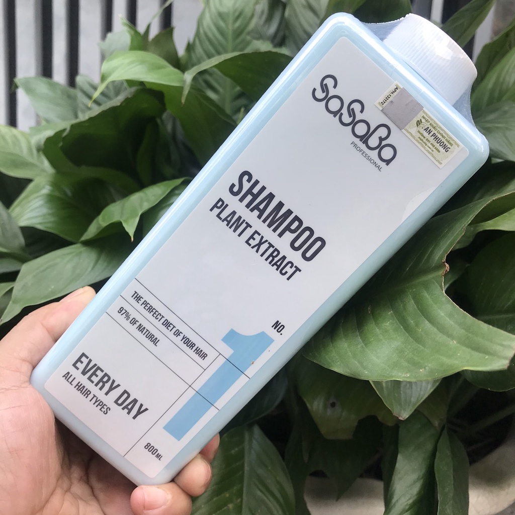 Dầu gội sasaba every day new 2022 phục hồi siêu mượt 800ml