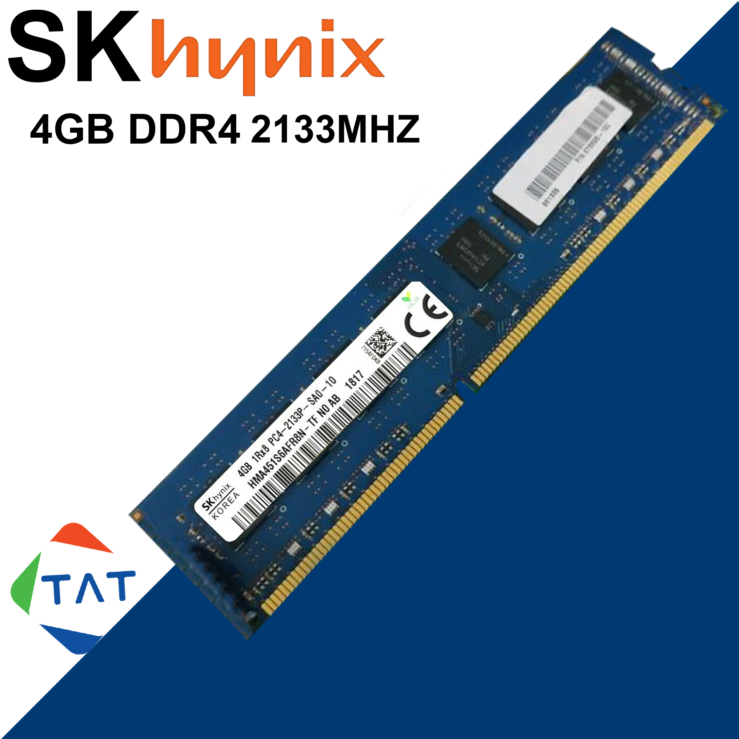 RAM Hynix 4GB DDR4 Bus 2133MHz 1.2V PC4-2133 máy Để Bàn PC Desktop chính Hãng ,Dùng Cho Thiết Kế, Dựng Phim, Chơi Game Và Ứng Dụng Đa Nhiệm