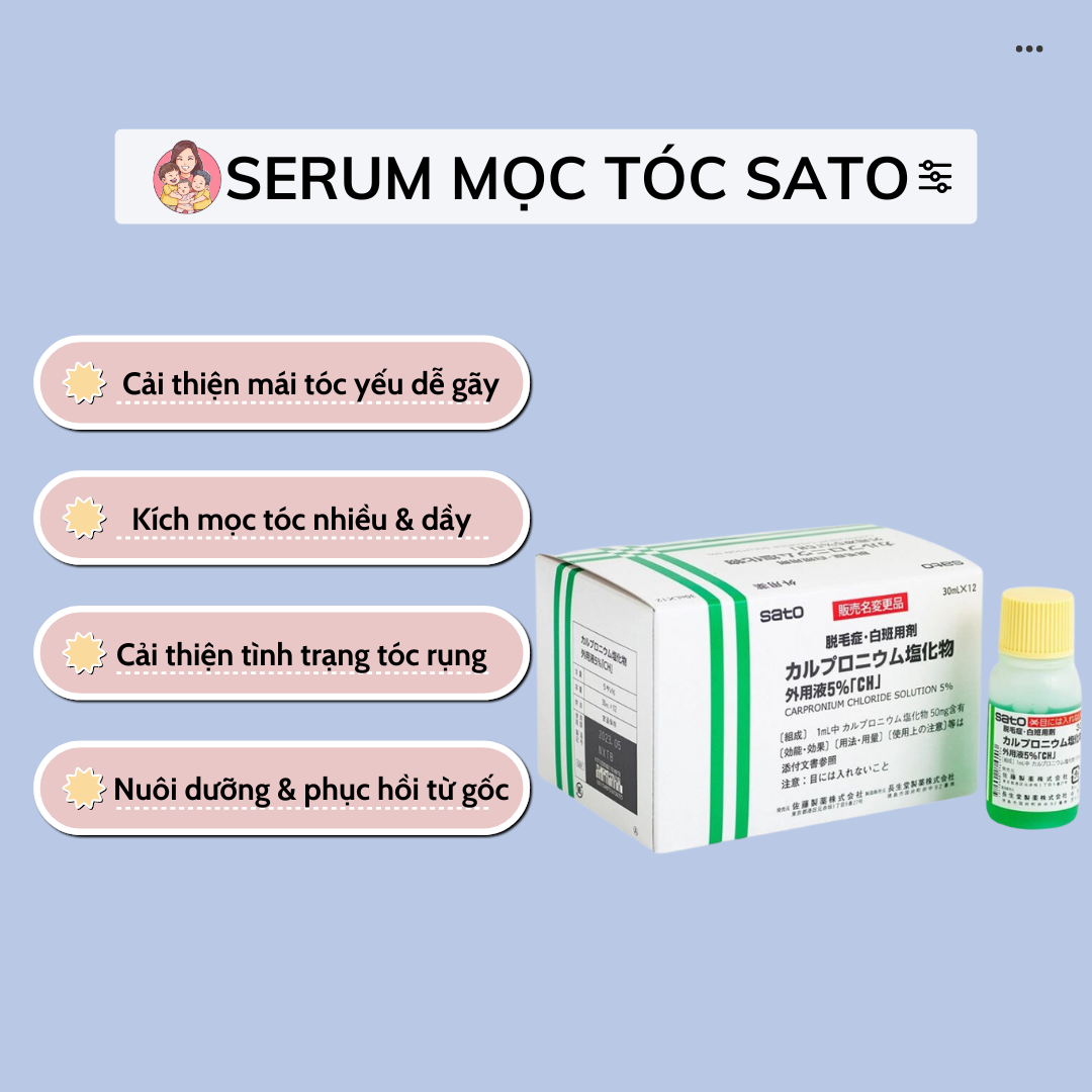 TINH CHẤT KÍCH MỌC TÓC SATO