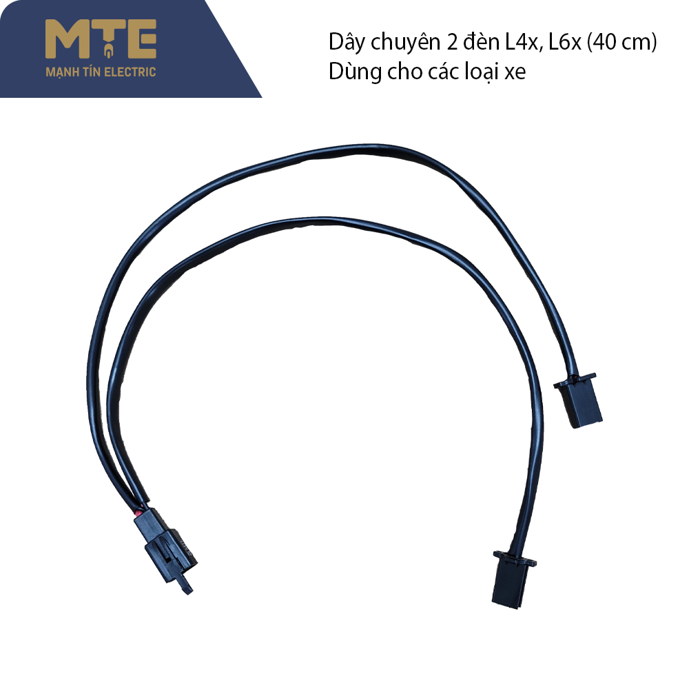 Dây chuyển 2 đèn trợ sáng L4x và L6x loại vừa tặng kèm jack và coss