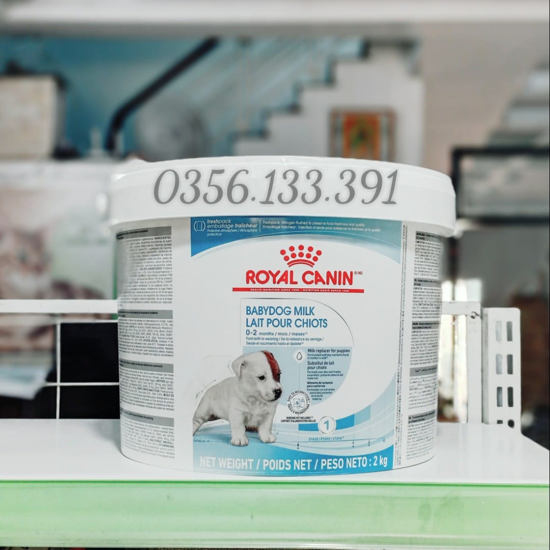[giao2h pettohouse] sữa cho chó con Royal Canin Babydog milk 2kg sữa dinh dưỡng cao cấp tiêu chuẩn chất lượng pháp