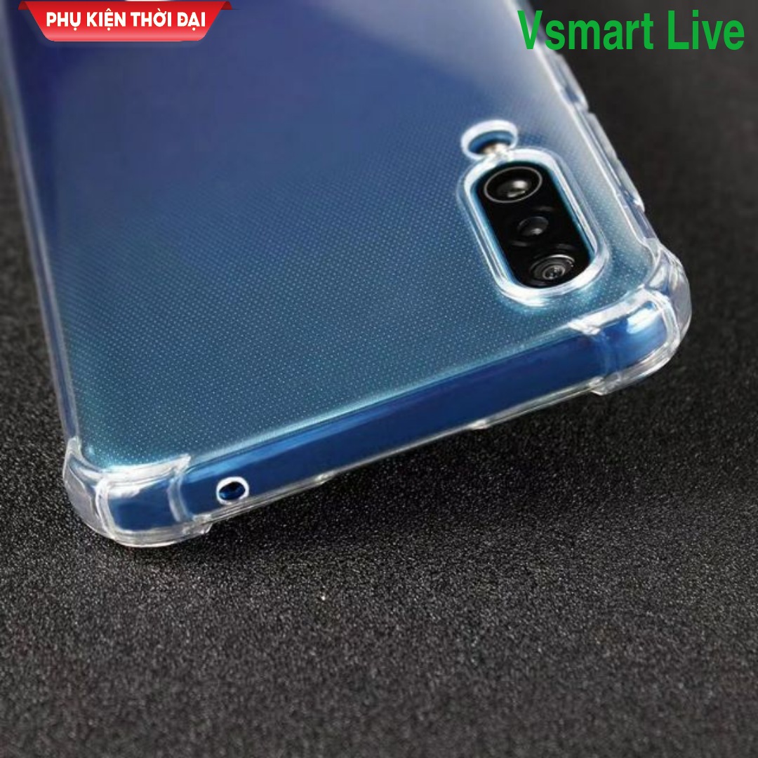 Ốp lưng dẻo mỏng cho Vsmart Live dẻo trong bảo vệ camera Lưu ý ốp hơi lệch camera xíu nhưng ko ảnh hưởng tới chụp ảnh