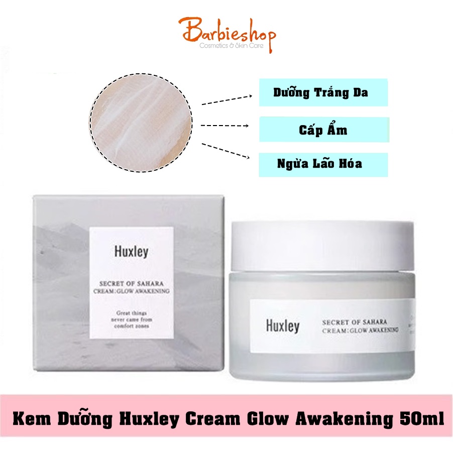 Kem Dưỡng Trắng Da Huxley Cream Glow Awakening 50ml