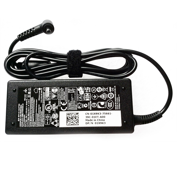 Sạc laptop dell 19.5v-3.34a đầu khấc chân nhỏ