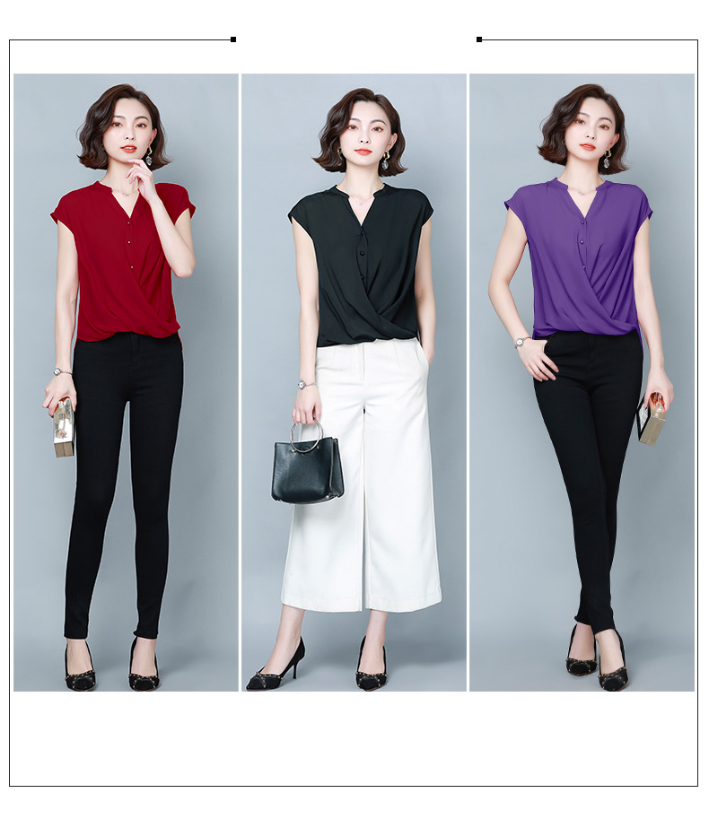 [Ảnh video thật] ÁO SƠ MI NỮ HÀN QUỐC CỔ TRỤ, TAY CỘC, CHẤT CỰC MÁT, PHONG CÁCH TRẺ TRUNG, CÁ TÍNH, THÍCH HỢP ĐI CHƠI, CÔNG SỞ