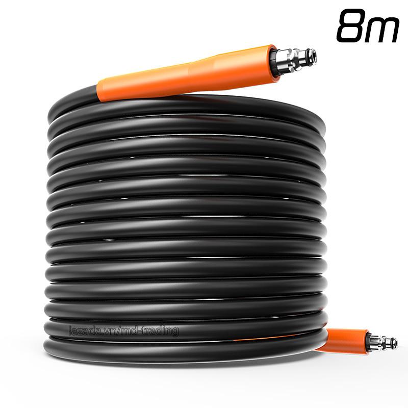 Dây phun áp lực cho cho máy phun xịt rửa Bosch AQT - Dây rửa xe áp lực cao của máy xịt rửa Bosch - Phụ kiện máy phun xịt rửa xe Bosch - Ống dây thay thế cho máy rửa xe Bosch