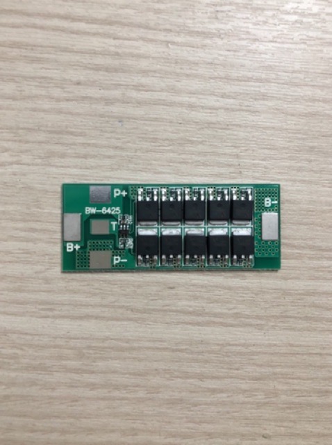 Bảng mạch 1s 4.2v 25a, sạc và bảo vệ cell lithium ion 3.7v -4,2v