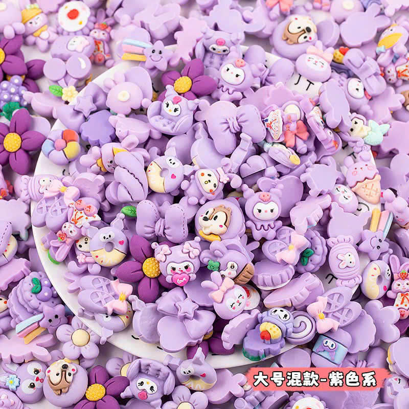 BỘ 10 Charm Sticker Jitbitz gắn dép (Đã có nút gắn dép) - Mẫu giao ngẫu nhiên - 3