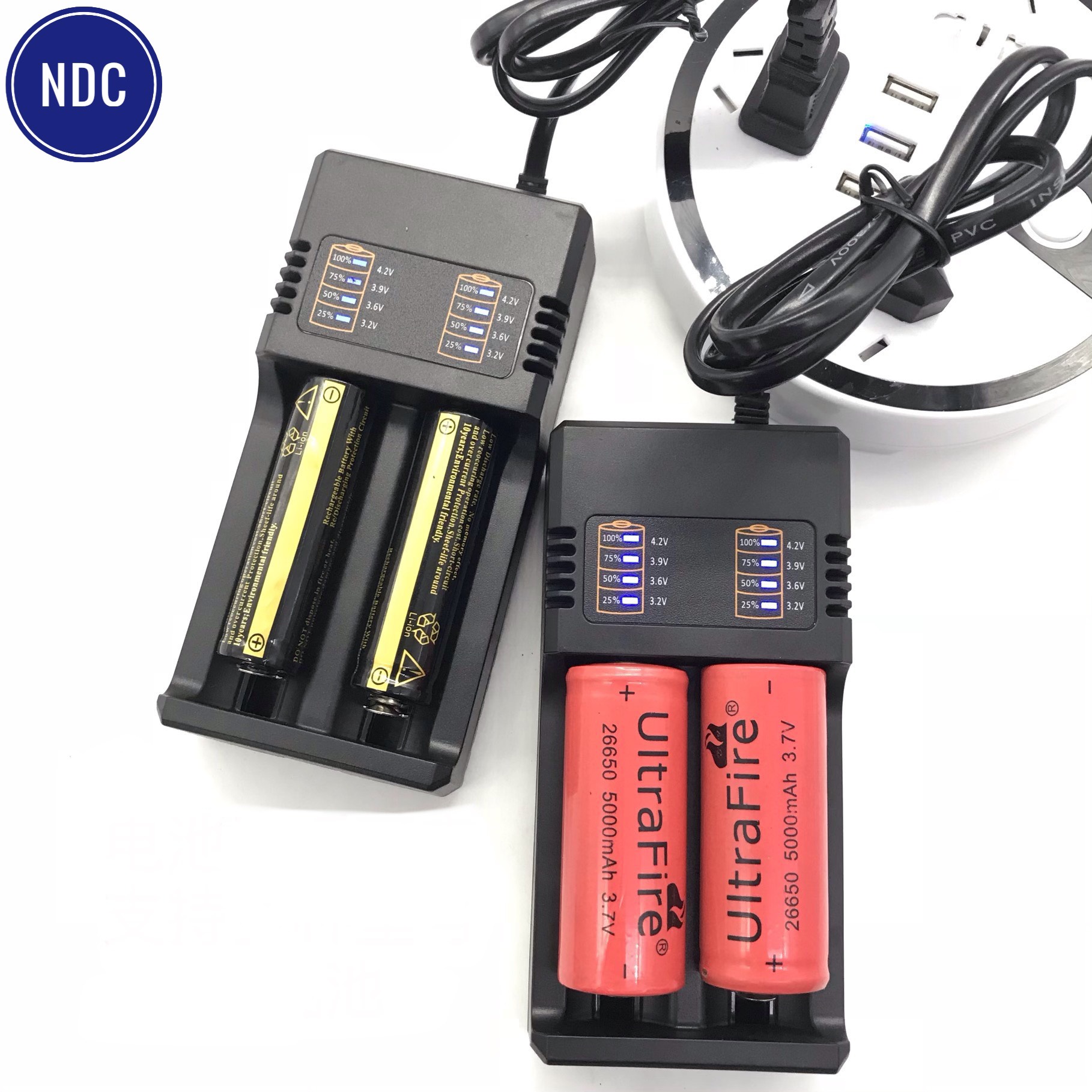 Bộ Sạc Pin 26650, 18650, 16340, 14500 Đa Năng MS-282AX (2A), HG1210W (1A)