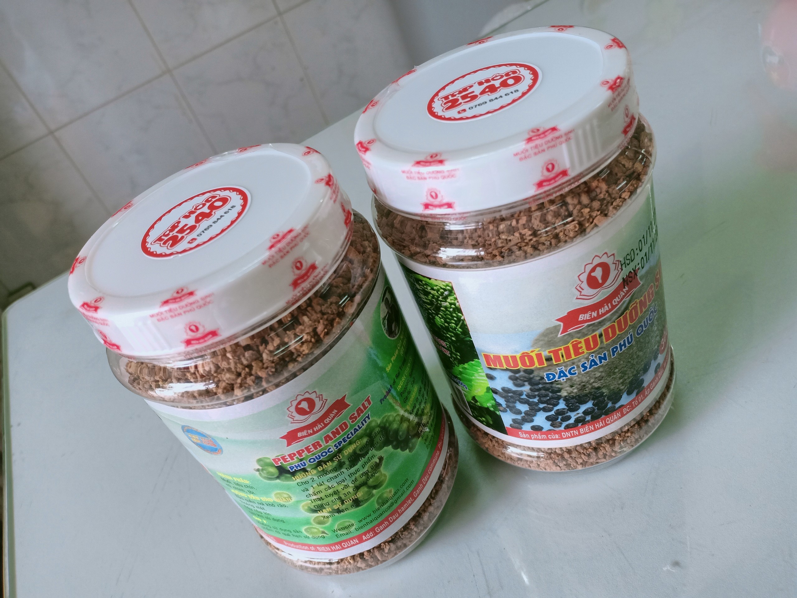 Muối tiêu dưỡng sinh Biên Hải Quán Phú Quốc - hủ 300g