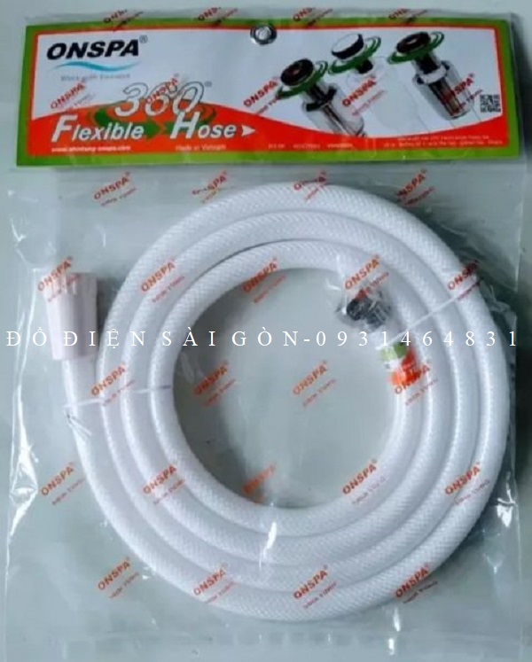 Dây vòi sen cao cấp dài 1.2m - 1.5m - 2m onspa, dây vòi sen tắm, dây cấp nước