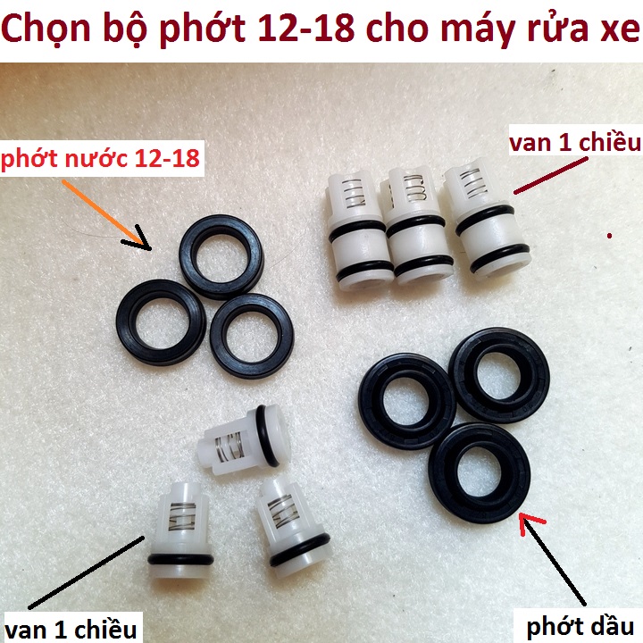 Phớt máy rửa xe mini | bộ phớt máy rửa xe mini | bộ phớt máy rửa xe áp lực cao | phớt máy rửa xe gia đình