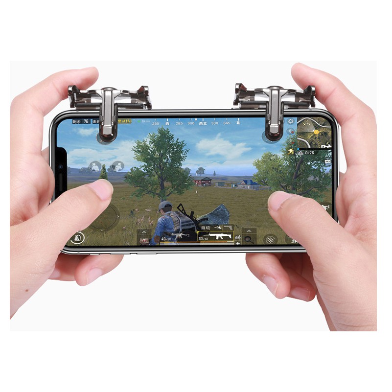 Bộ 2 Nút Bấm Cơ K10 Hỗ Trợ Chơi Game PUBG Mobile Ros Mobile 1