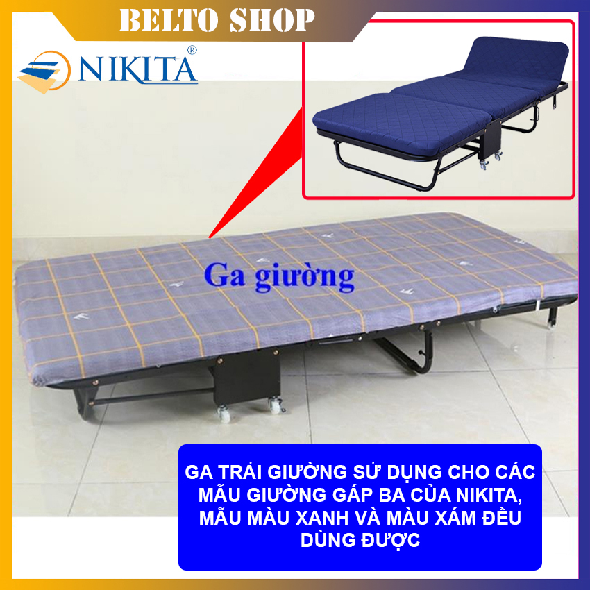 Ga trãi giường, phụ kiện giường gấp ba NIKITA