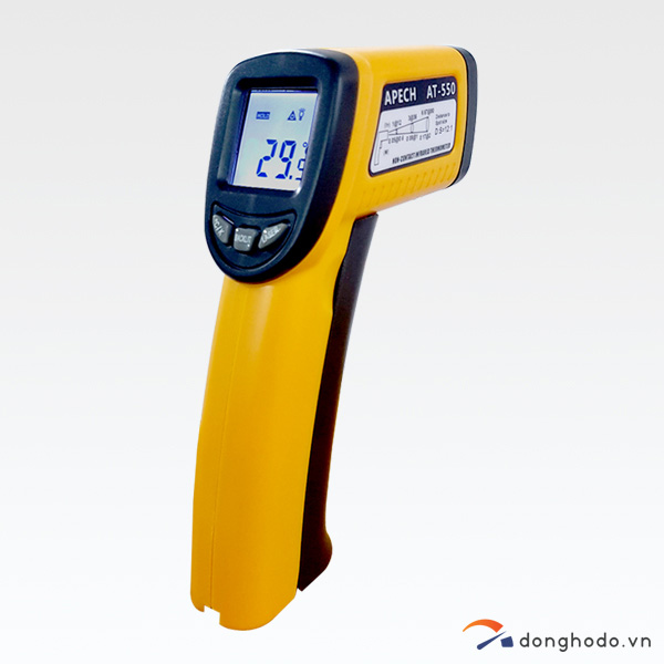 [HCM]Súng đo nhiệt độ hồng ngoại 2 trong 1 APECH AT-550 (-50 ~ 550 độ C)