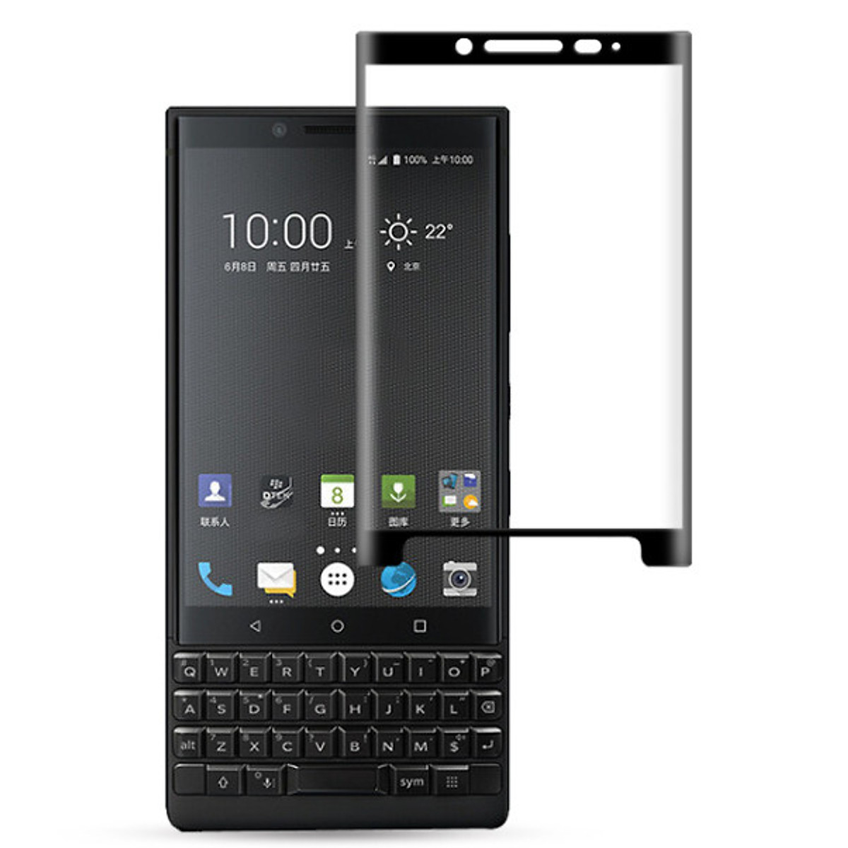 Dán Cường Lực Blackberry Key2 Full Màn Hình