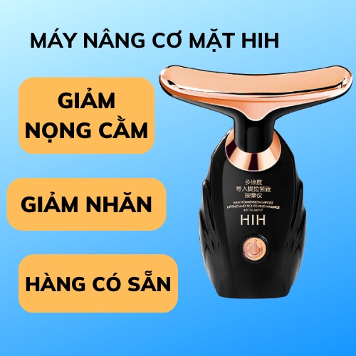 Máy massage mặt hih chính hãng, dụng cụ mát xa chăm sóc da mặt cầm tay,cây lăn massage mặt 3d, máy chăm sóc da mặt đẩy tinh chất, thanh lăn nâng cơ săn chắc thon gọn gương mặt, máy nâng cơ mặt mini