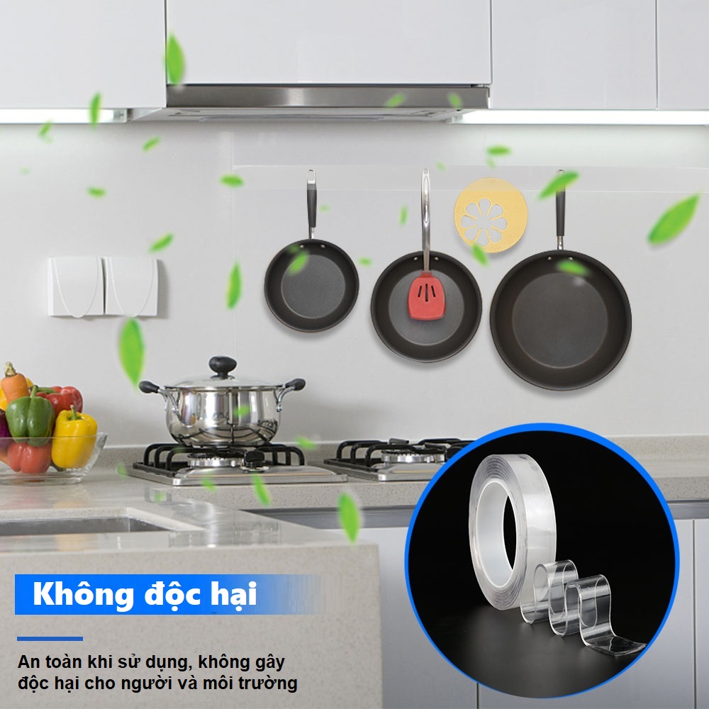 Băng dính || băng keo trong suốt 3m, 5m