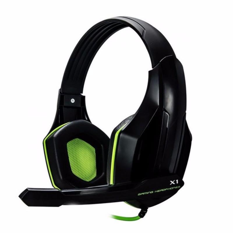Tai nghe ovan x1 dành cho máy tính gồm 2 jack 3.5 - màu ngẫu nhiên