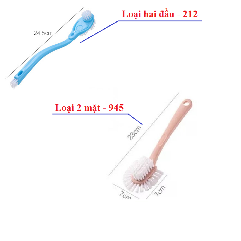 Bàn chải chà giầy chuyên dụng chà giầy bít mũi chuyên nghiệp - 212.945