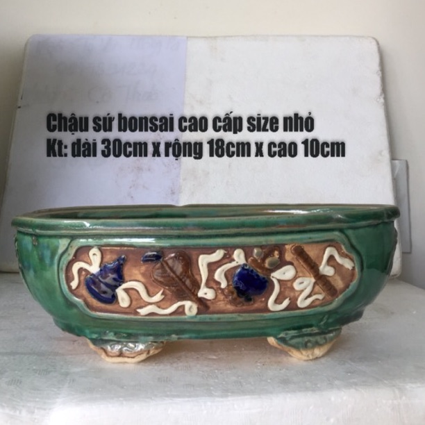 Chậu sứ bonsai cao cấp size nhỏ