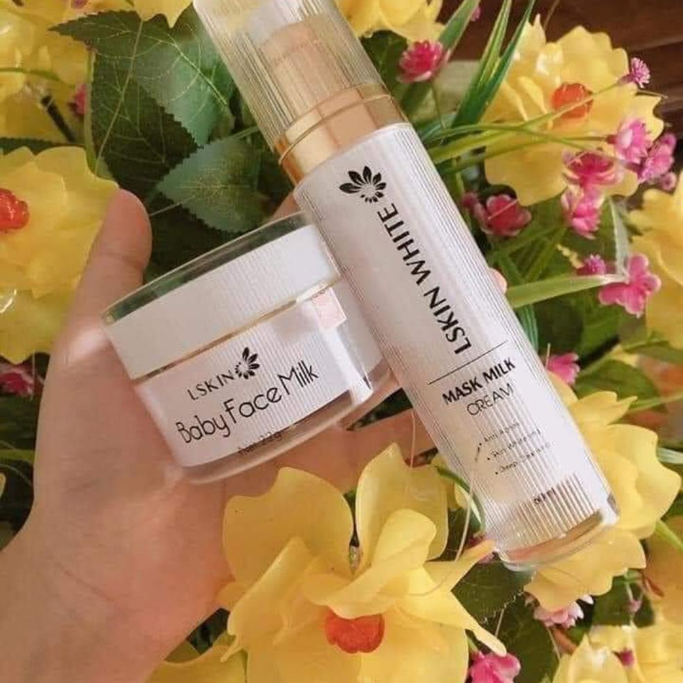 Combo Dưỡng Da Mặt Ủ TRẮNG KÉN TẰM + KEM FACE CẤY TRẮNG