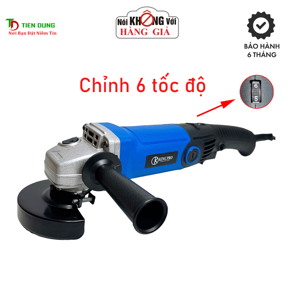 Máy mài - máy cắt cầm tay kingpro 980w có chỉnh tốc - lõi đồng 100%