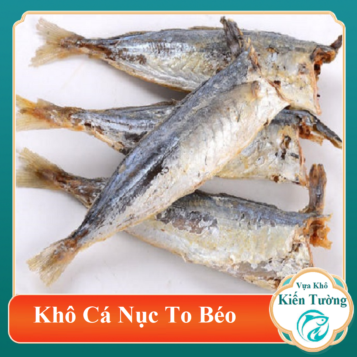 Khô cá nục loại ngon 1000g Thịt cá bao ngon. Cá săn chắc, thịt dai - thơm.- Vựa Khô Kiến Tường