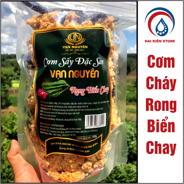 Cơm cháy rong biển - cơm cháy/cơm sấy vạn nguyên - đặc sản gia lai - 420g