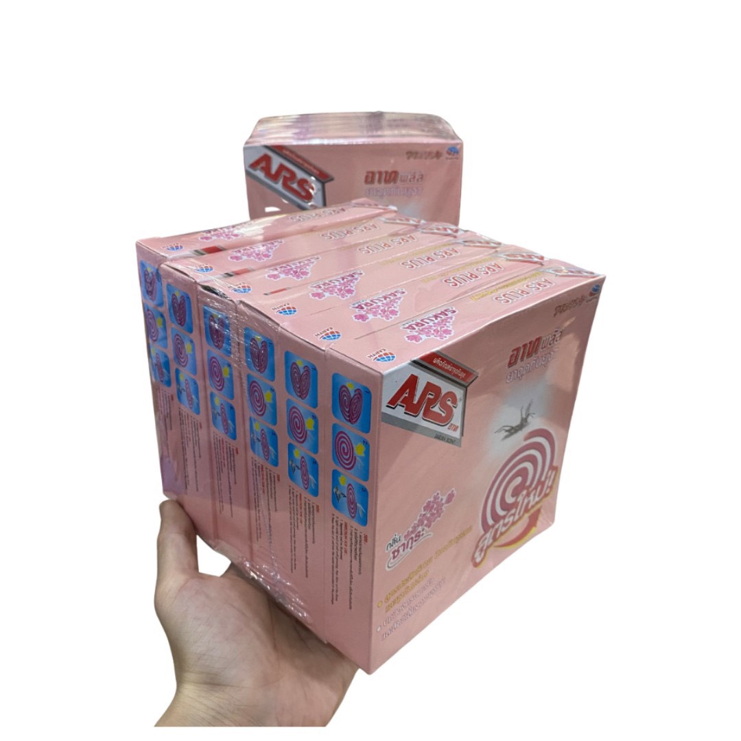 Lốc 6 hộp nhang muỗi ars thái lan hương sakura