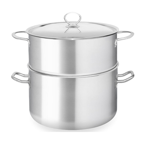 Nồi inox 1 đáy sato + hấp st01-30h