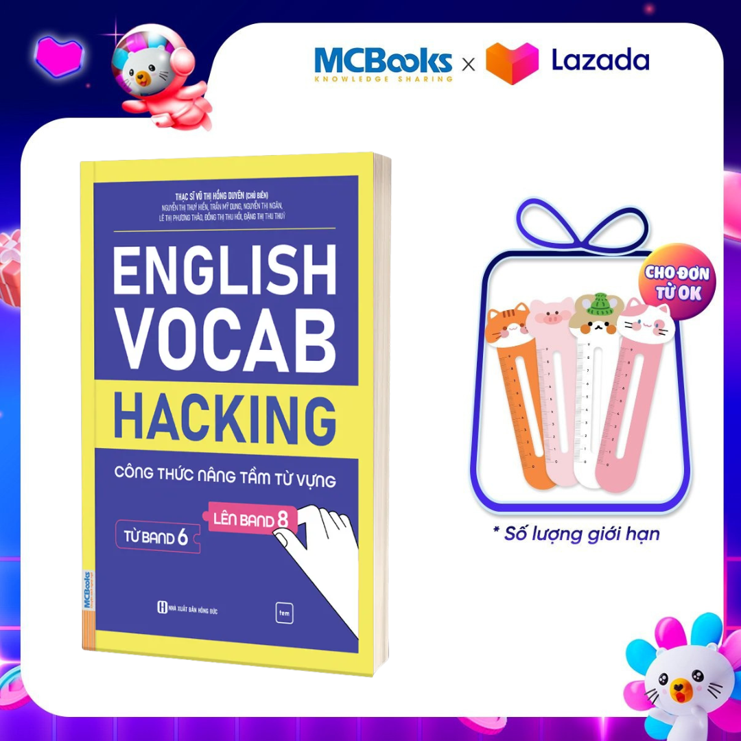 Book - English Vocab Hacking – Formula to Improve Vocabulary from Band 6 to Band 8