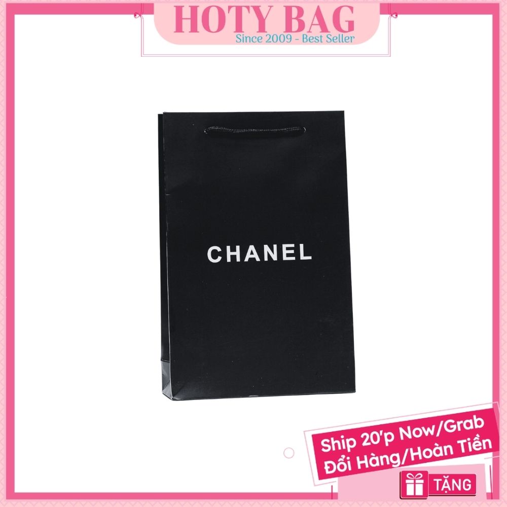 Túi giấy cn đen size nhỏ 19cm