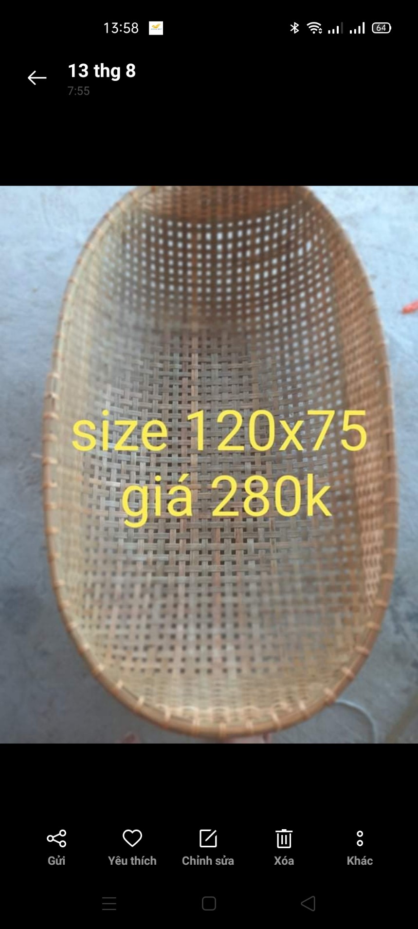 Nôi tre em bé siêu bền Szie 120x75