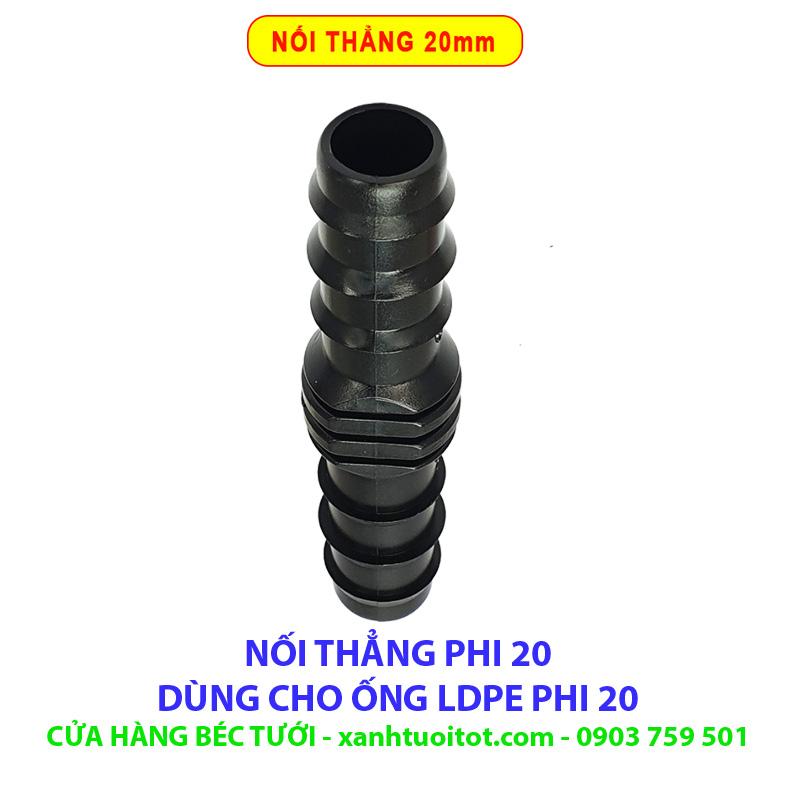 Bộ 10 cái nối thẳng phi 20 - dùng cho ống ldpe phi 20