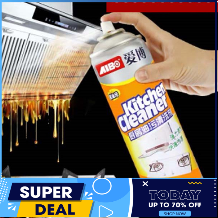 Bình xịt bếp KITCHEN CLEANER bọt tuyết - Chai xịt tẩy rửa nhà bếp đa năng XRUST- Chai Xịt Tẩy Rửa Đa