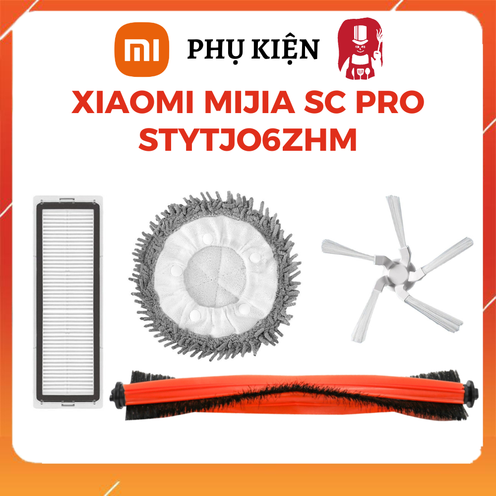 Phụ kiện robot hút bụi Xiaomi Mijia SC PRO _ Phụ kiện thay thế robot hút bụi lau nhà Xiaomi