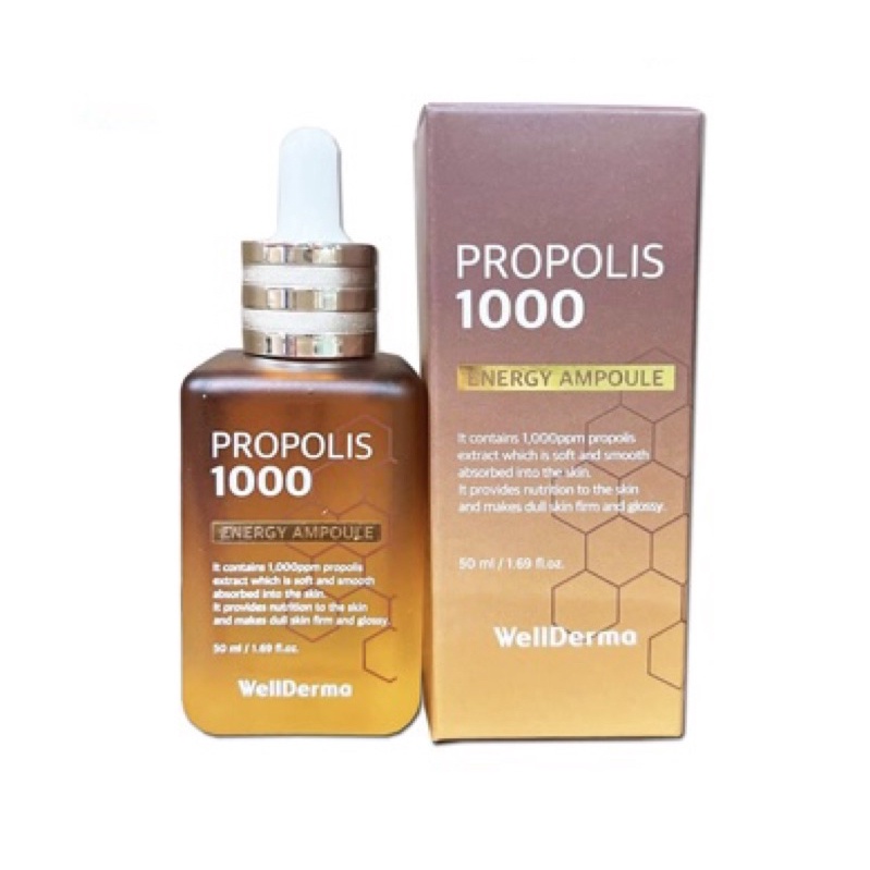 Tinh chất keo ong Wellderma Propolis 1000 Energy Ampoule chai 50ml