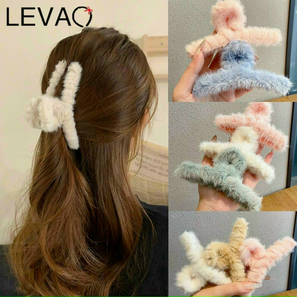 Kẹp tóc lông nhung hàn quốc