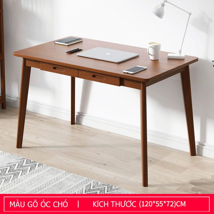 Bàn làm việc 1m2 giá rẻ, Bàn máy tính gỗ có ngăn kéo để làm việc tại nhà hoặc văn phòng, thiết kế rất đẹp mắt và chắc chắn