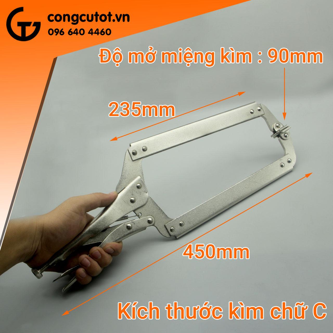 Kìm chết chữ c 11inch, 14inch, 18inch