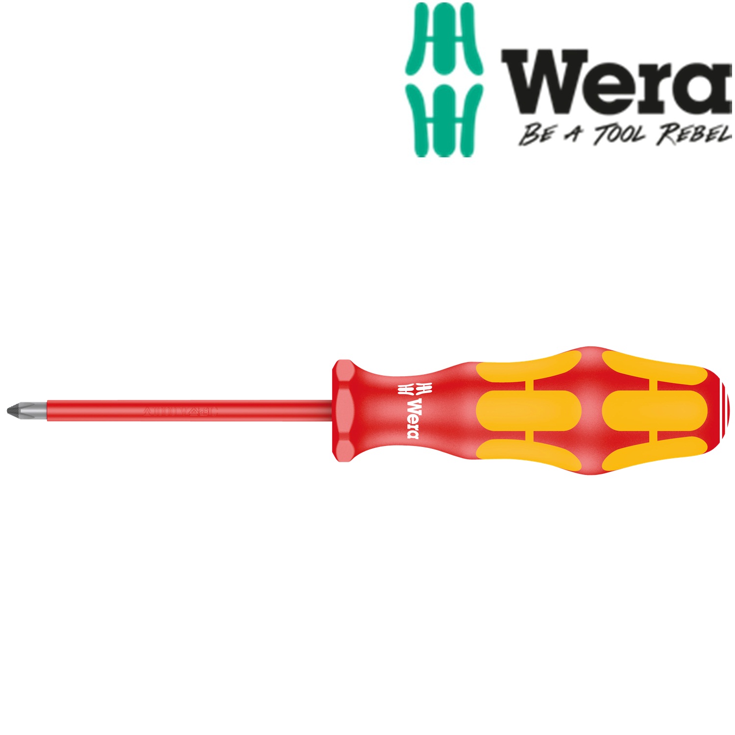 Tua vít 4 cạnh cách điện 162 i ph vde ph1 x80mm lasertip wera 05006152001