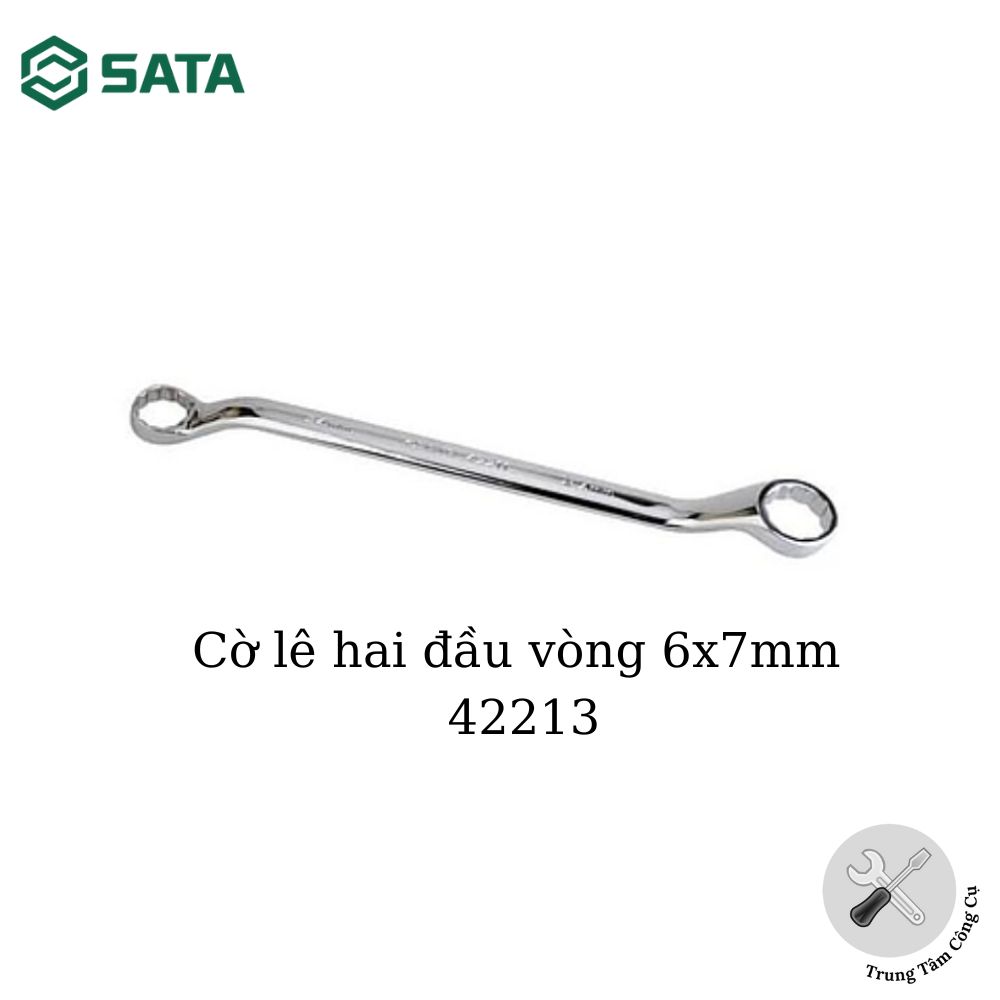 Cờ lê sata hai đầu vòng 6mm x 7mm 42213