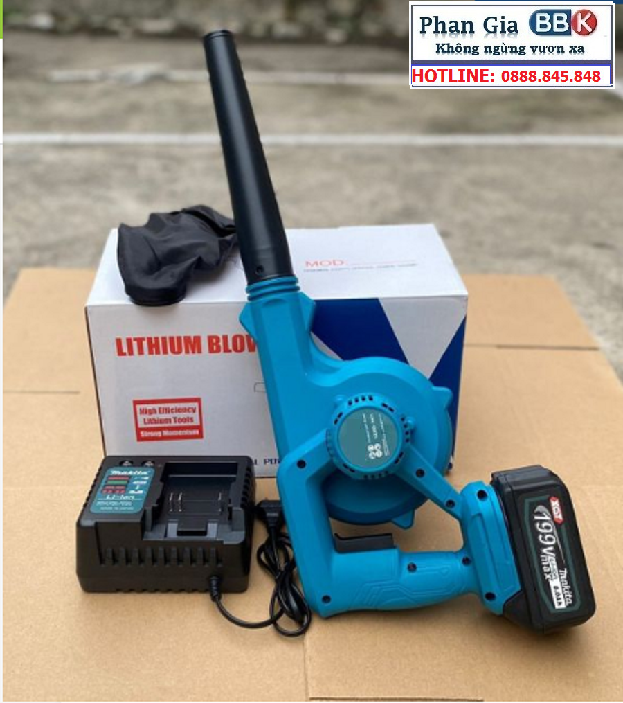 Máy thổi bụi 199v - thổi hút 2 trong 1 - máy thổi hút bụi công suất lớn 680w, bảo hành 12 tháng