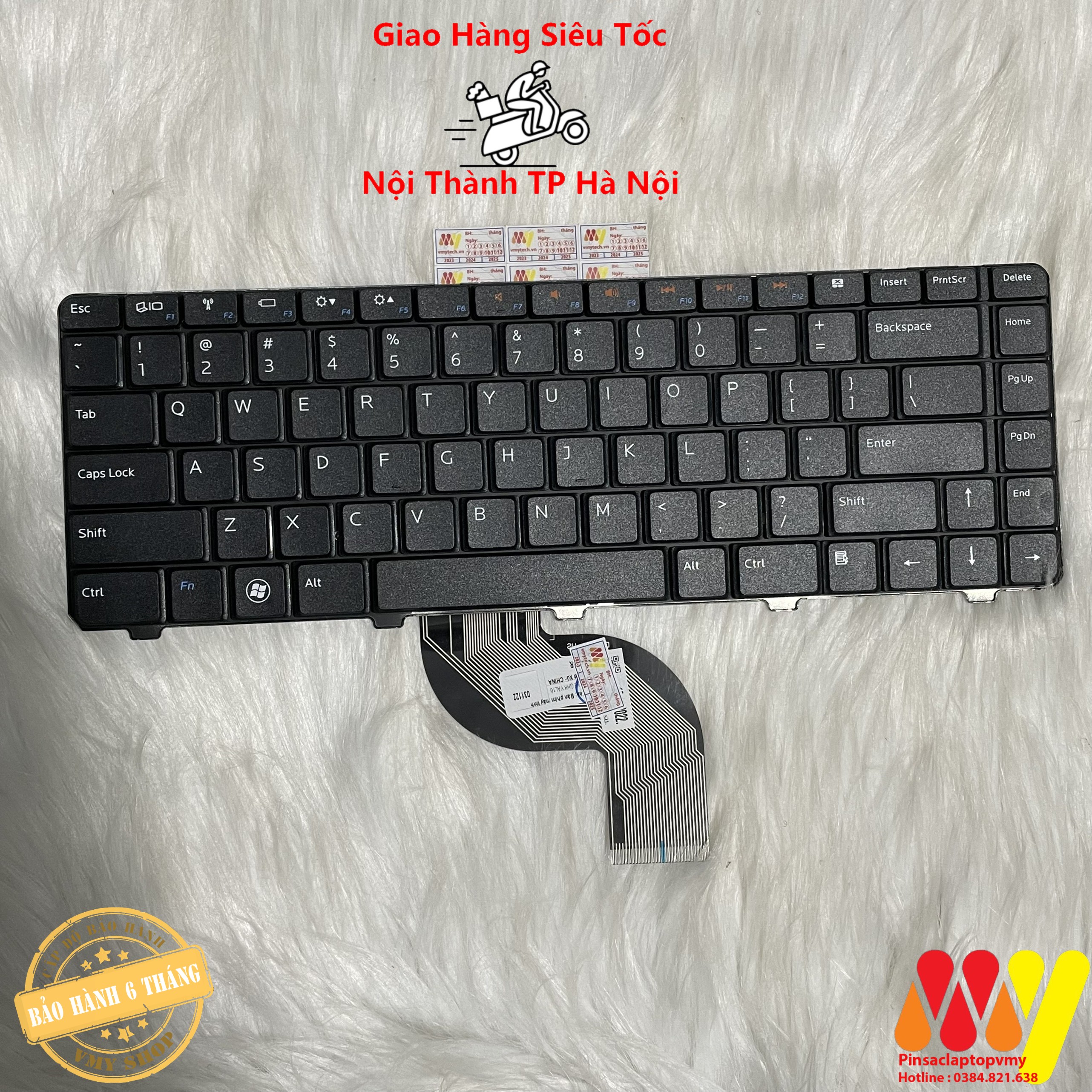 Bàn phím laptop dell inspiron 14r n4010 n4020 n4030 n3010 n5030 m4010 m5030 r14 14v 3010