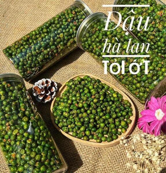 Đậu hà lan sấy giòn 300gr