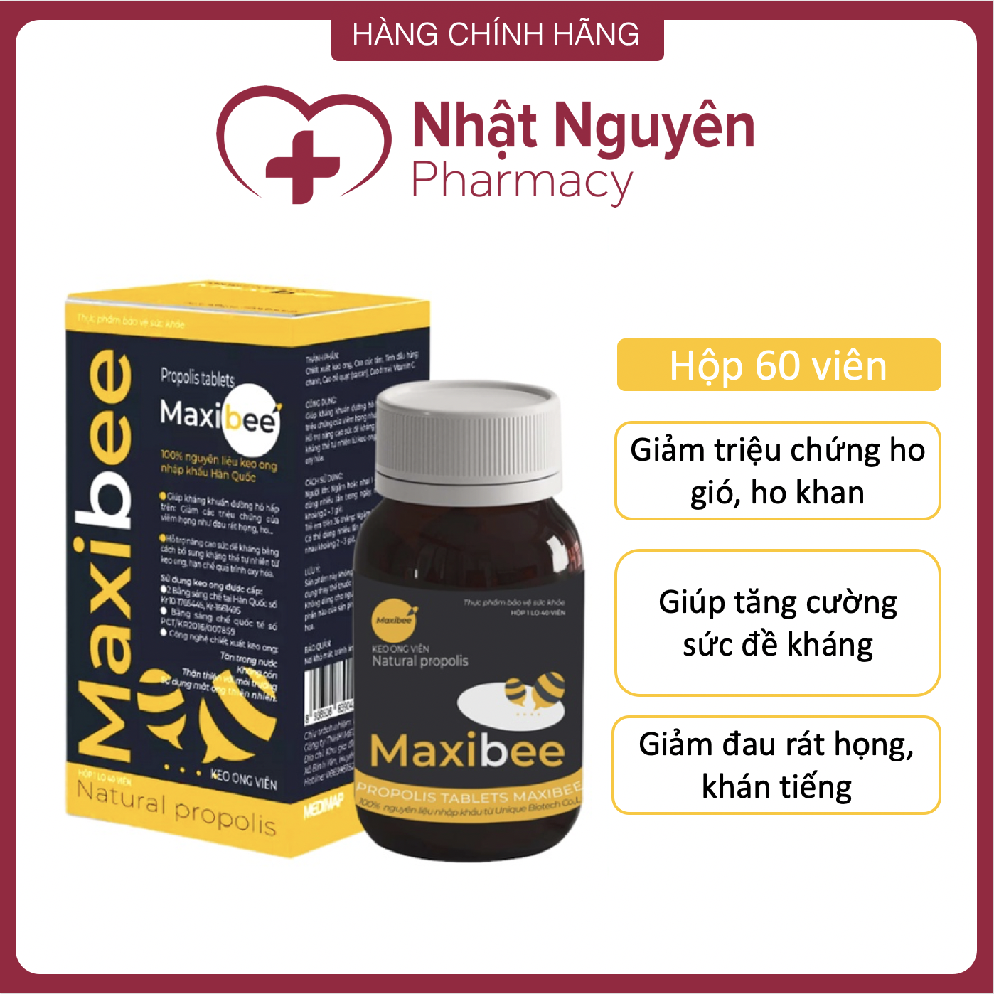 Keo ong viên maxibee