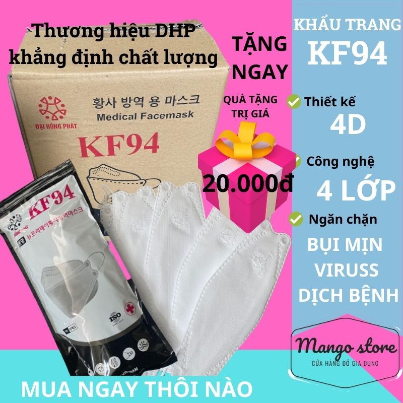 Thùng 300 chiếc khẩu trang 4d kháng khuẩn kf94 nhiều thương hiệu nổi tiếng NOSAVI bán giá sỉ từ 2 thùng